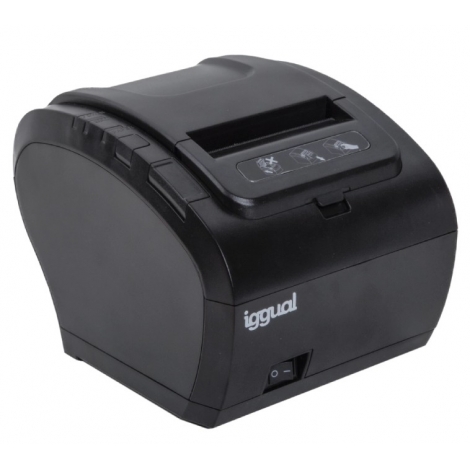 Impresora Tickets Iggual TP8002 Termico 80MM USB RS232 RJ45 Black