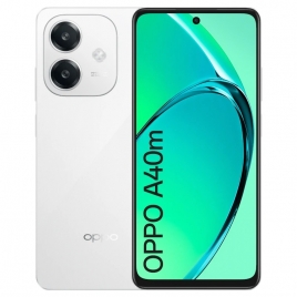 Smartphone Oppo A40M 6.67" OC 8Gb+8Gb 256GB 4G Android 14 Starlight White