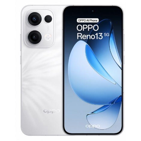 Smartphone Oppo Reno 13 6.6" OC 12Gb+12Gb 256GB 5G Android 14 Plume White
