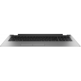 Cover Upper + Teclado HP 250 G6 Black / Silver