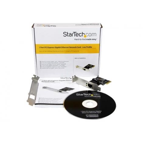 Tarjeta red Startech St1000pex2 10/100/1000 PCIE LP