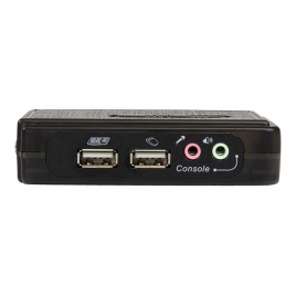 Conmutador KVM Startech 2X1 MON, TEC, RA USB