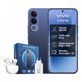Smartphone Vivo V70 FE 5G 6.83" OC 8+8GB 512GB Android 16 Ocean Blue Bundle Pack