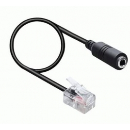 Adaptador Kablex RJ9 Macho / Jack Hembra para Telefono