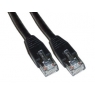 Cable Kablex red RJ45 CAT 6 5M Black