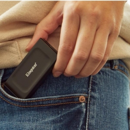 Disco SSD USB 1TB Kingston XS1000 Black