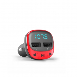 Transmisor FM Energy MP3 para Coche red