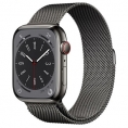 Apple Watch Series 8 GPS + Cell 45MM Graphite Stainless Steel + Correa Milanese Loop Graphite