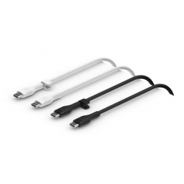 Cable Belkin USB-C Macho / USB-C Macho 1M Black / White Pack 2U