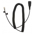 Cable Jabra Telefonico RJ10 / Siemens Belegung 2M Espiral Black