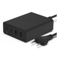 Cargador USB Belkin 108W GAN 2Xusb 2XUSB-C Black para Casa
