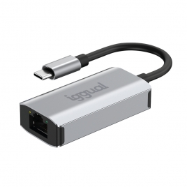 Tarjeta red Iggual 10/100/1000 USB-C Silver