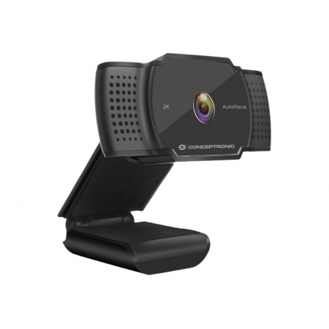 Webcam Conceptronic Amdis 2K Super HD Black