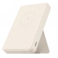 Bateria Externa Xiaomi Magnetica 6.000MAH con Peana Tanned White