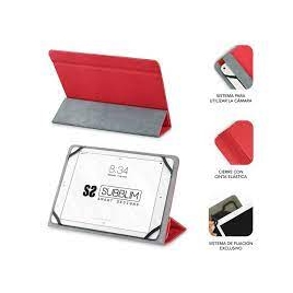 Funda Tablet Subblim Freecam Case 10.1" red