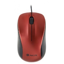 Mouse NGS Optical Crew 1200 DPI red USB