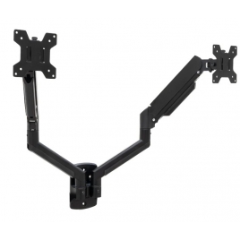 Soporte Monitor Pared Tooq 13-34" Doble Brazo Black