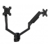 Soporte Monitor Pared Tooq 13-34" Doble Brazo Black