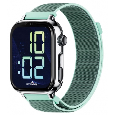 Smartwatch Save Family 4G GPS Savewatch+ 2 Silver + Correa Loop Ocean