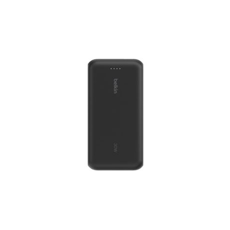 Bateria Externa Universal Belkin 20.000MAH 30W USB-C USB Black Cable Integrado