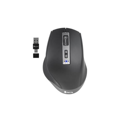 Mouse NGS Wireless Bluetooth BLUR-RB USB / USB-C Black
