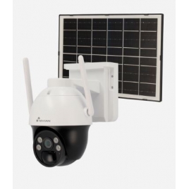 Camara Vigilancia Nivian DIA / Noche Motorizada PTZ 2K Bateria IP66 Outdoor 4G + Panel Solar