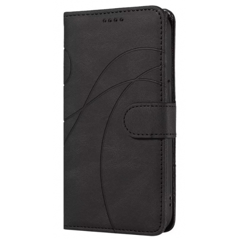 Funda Movil HT Flip Case Leather Black Vivo Y19S