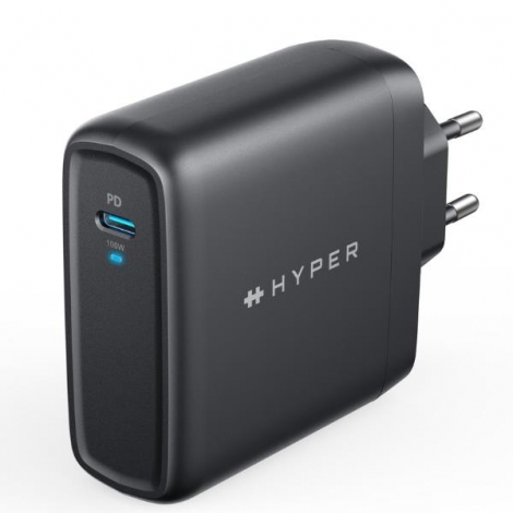 Cargador USB-C Hyperjuice 100W Black + Cable USB-C 2M OEM