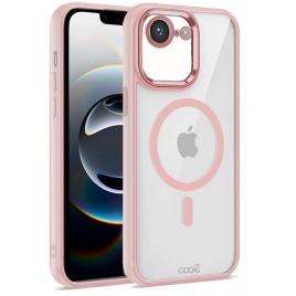 Funda Movil Back Cover Cool Magnetic Transparente/Pink iPhone 16E / 17E