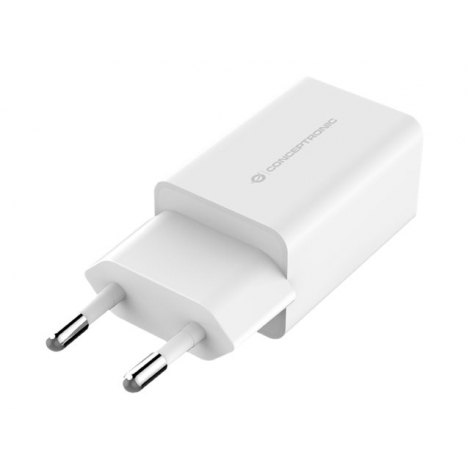 Cargador USB Conceptronic Althea 12W 2Xusb 2.0 White