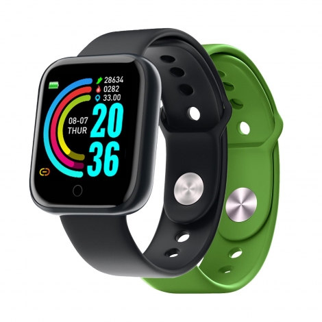Smartwatch Celly Trainerbeat 1.44" IP67 Black / Green