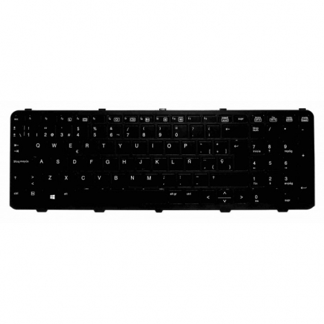 Teclado Portatil HP Probook 450 455 Black
