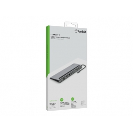 Puerto Replicador USB-C Belkin HDMI + RJ45 + VGA + DP + 2Xusb 3.0 + USB-C + SD + Micro SD + Jack