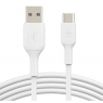 Cable Belkin USB Macho / USB-C Macho 2M White