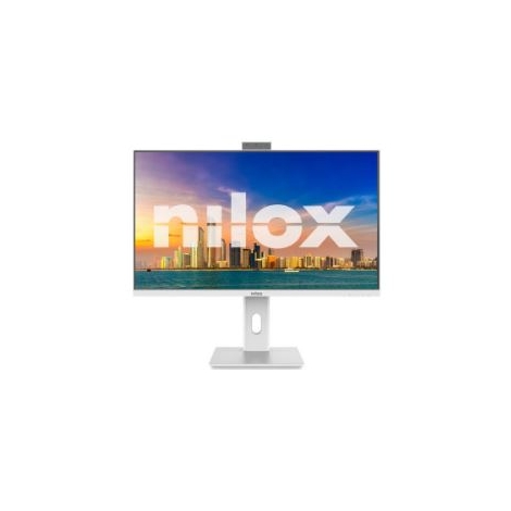 Monitor Nilox 24" IPS FHD Nxm24rweb02w 1920X1080 4ms 120HZ VGA HDMI DP MM Piv / Reg Webcam White