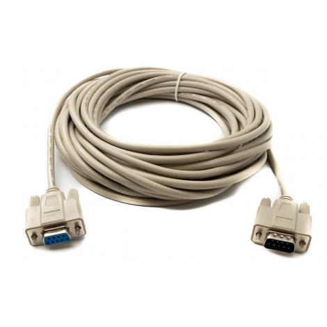 Cable Kablex Serie DB9 Macho / Serie DB9 Hembra 10M Grey