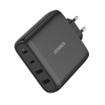 Cargador USB-C Otterbox 100W GAN 2X USB-C  2X USB-A Black