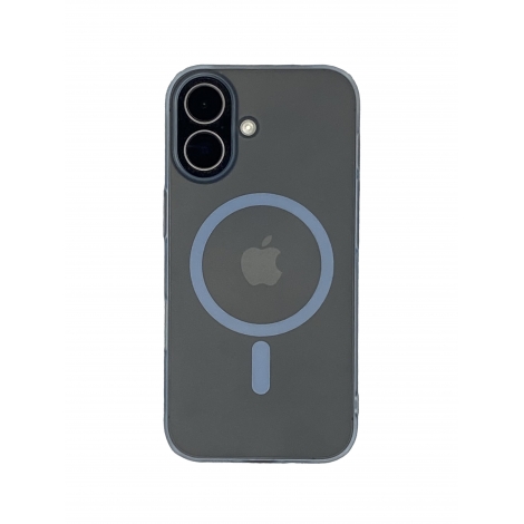 Funda Movil Back Cover HT Slim Magnetica Light Blue Transparente iPhone 17