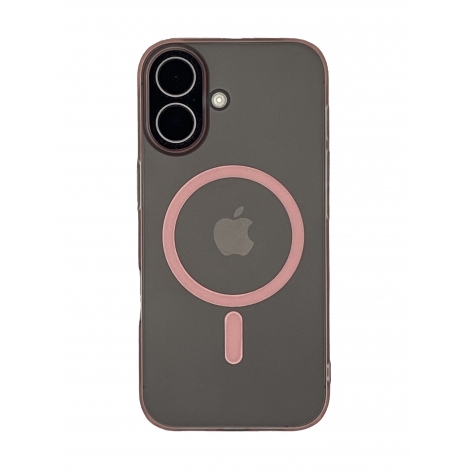 Funda Movil Back Cover HT Slim Magnetica Light Pink Transparente iPhone 17