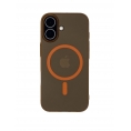Funda Movil Back Cover HT Slim Magnetica Orange Transparente iPhone 17