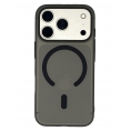 Funda Movil Back Cover HT Slim Magnetica Black Transparente iPhone 17 PRO MAX
