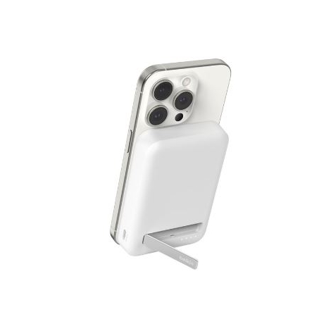 Bateria Externa Belkin Magnetica Wireless 8K White + Soporte