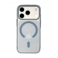 Funda Movil Back Cover HT Slim Magnetica Light Blue Transparente iPhone 17 PRO