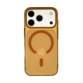 Funda Movil Back Cover HT Slim Magnetica Orange Transparente iPhone 17 PRO MAX