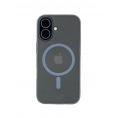 Funda Movil Back Cover HT Slim Magnetica Light Blue Transparente iPhone 17