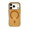 Funda Movil Back Cover HT Slim Magnetica Orange Transparente iPhone 17 PRO