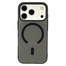 Funda Movil Back Cover HT Slim Magnetica Black Transparente iPhone 17 PRO MAX