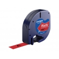 Rollo Etiquetas Dymo Letratag 12Mmx4m Black/Red