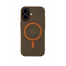 Funda Movil Back Cover HT Slim Magnetica Orange Transparente iPhone 17