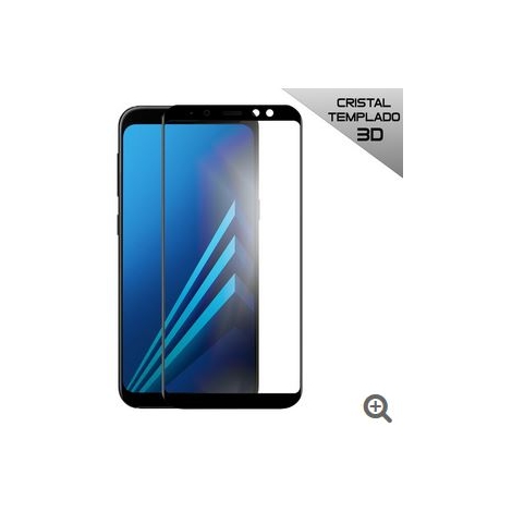 Protector HT Cristal Templado 3D Black Samsung Galaxy A8 2018
